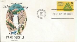 1314 National Park Service Fdc - Fluegel Cachet