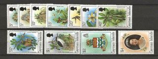 Cayman Islands 1980 Sg515a - 25a Fauna Animals Thematic Set Fine Mnh