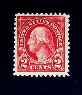 Us Stamps,  Scott 554 Vf,  M/nh 1923 2c Washington,  Vivid Color,  Beauty