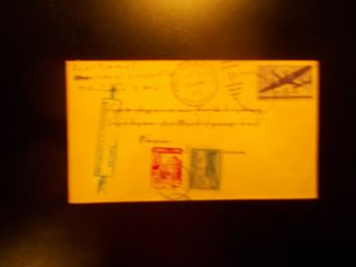 Panagra Air Mail Test - Milwaukee Wi To Lima Peru And Return 11/1/1946 - Dual Pms