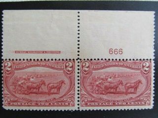 1898 Us 2 Cent Mnh Stamps,  Farming In The West,  286;