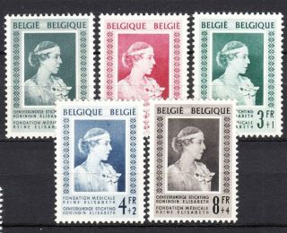(306 - 09) Belgium 1951 Mnh/postfris Obp 863 - 867 Cv $150.  00 =luxe=