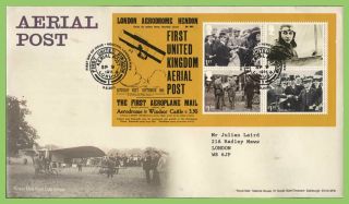 G.  B.  2011 Aerial Post M/s On Royal Mail First Day Cover,  Hendon