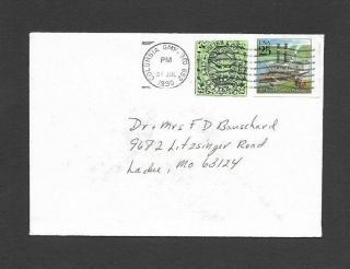 U.  S.  1990 Cover With Squier & Co City Letter Dispatch Local Post Tied