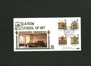 1990 Europa Glasgow Schoolof Art Benham Gold 500 Series Official Fdc