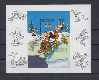 Redonda 1984 Disney Mickey Mouse Sheet Mlh