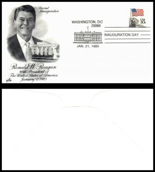 Us Cover 1985 Washington,  Dc (c9) (2nd) Inauguration Day Ronald Reagan