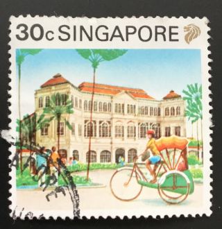 Singapore Stamps - Raffles Hotel - 30 Cents 1990