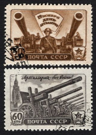 Russia Ussr 1945.  Complete Set Sc 921 - 922.