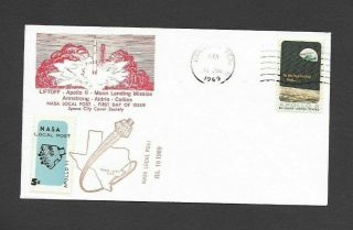 U.  S.  1969 Nasa Local Post First Day Cover,  Apollo 11 Moon Landing Issue