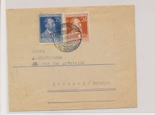 Lk80739 Germany To Belgium 1948 Fine Cover