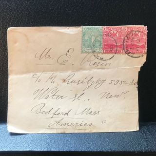 1902 Cape Of Good Hope Postal Cover To Bedford,  Massachusetts - Ref241