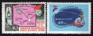 Russia Ussr 1959.  Complete Set Sc 2290 - 2291.  Mh.  Cv=$7
