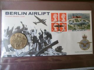 Gb 1999 Berlin Airlift Medal Cover