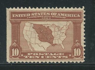 United States Sc 327 Louisiana Purchase 1904 Issue