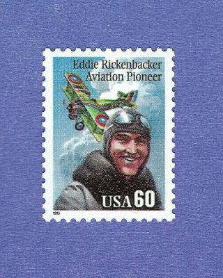 2998 60c Eddie Rickenbacker Single Mnh
