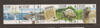 Pitcain Islands 2000 Mr Turpin Tortoise Mnh Set Of Stamps