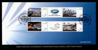 Dr Who 2009 Singapore Apec Asia - Pacific Economic Cooperation Fdc C124477