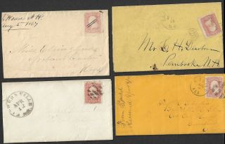 4 Covers From The 1860 