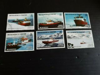 British Antarctic Territory 2011 Sg 538 - 543 Research Ships