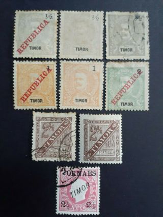 Portugal/timor Great Old & Stamps As Per Photo.  Very