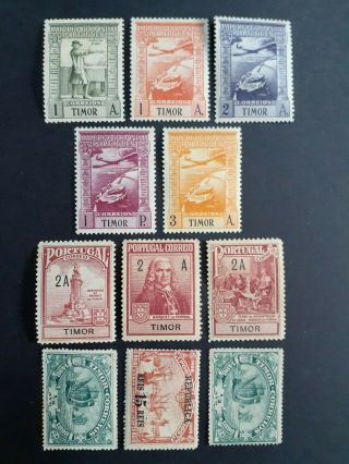 Portugal/timor Great Selection Of Old Mlh Stamps As Per Photo.  Very