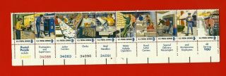 Us Stamps Year 1973 Scott 1489 - 1499,  Set Of 10 Postal Service Employees