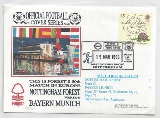 Dawn Football Covers Nottingham Forest V Bayern Munich 19 Mar 96 Fl1607c