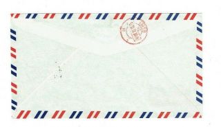 CHINA / CHINESE STAMP POSTMARK ON AIRMAIL COVER / ENVELOPE 1987 2
