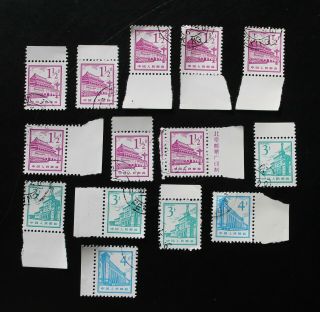 14 Pieces Of P R China R13 Stamps With Wings