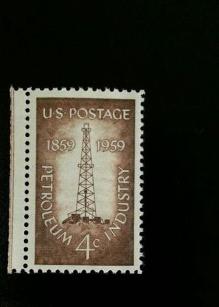 1959 4c Petroleum Industry,  100th Anniversary Scott 1134 F/vf Nh