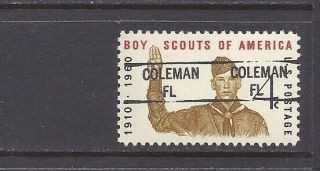 Florida Precancel On Boy Scout Stamp (1145)