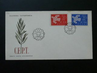 Europa Cept 1961 Fdc Greece 65517