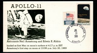 Apollo 11 Moon Landing - 20th Anniversary - Astro Covers Printed On Card