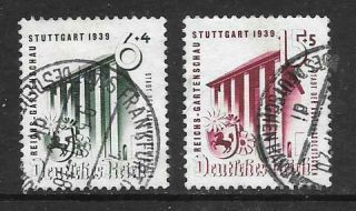 Germany - 1939.  Stuttgart Horticultural Exn.  Etc - Set Of 2, .