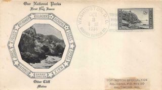 746 7c Acadia,  First Day Cover Cachet [d530179]