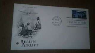 S9 1998 Berlin Airlift Artcraft Variety First Day Cover