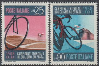 Italy World Cycling Championships 1968 Mnh - 0,  80 Euro