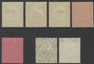 MARIANNE ISLANDS/MARIANEN 1901 - 1919 sel ' n ' Kaiser Yacht ' stamps German Colonies 2