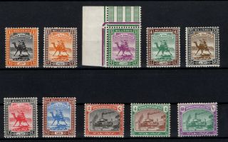 P119625/ British Suddan Stamps – Sg 10 / 12 – 19 / 21 – 23 – 26 / 28 Mh