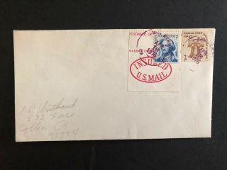 1976 Postal Insurance Stamp On Cover,  For Rate Increase First Day