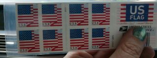 Book Of 20 Usps Forever Flag Stamps