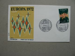 Anorra,  Cover Fdc 1972,  Europe Cept