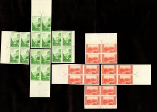 Us Stamps: 756 - 757 Set Of Arrow Blocks Ngai,  Nhmk