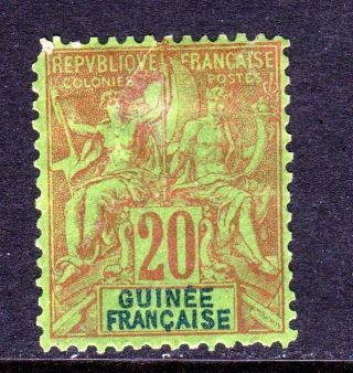 Item No.  T30734 – French Guinea - Scott 9 – Mng