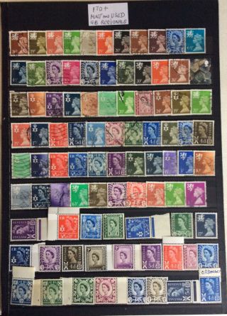 Great Britain Regionals 170,  All Different Stamps And Check (7 Photos)