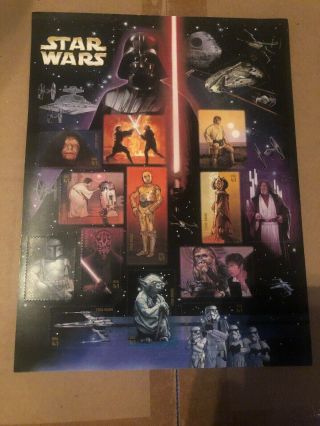 Usps Star Wars Stamps,  2007,  Star Wars 30th Anniversary, .  41 Sheet Of 15