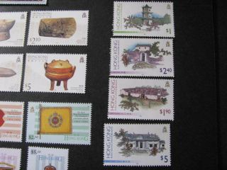 Hong Kong Stamp 4 Sets Scott 720 - 723,  725 - 728,  744 - 747,  752 - 755 Never Hinged Lot M 4