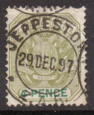Zar Transvaal Postmark / Cancel " Jeppestown Z.  A.  R.  " 1897