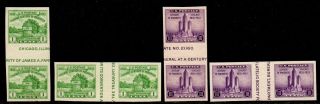 Us Stamps: 766 - 767 Farley Pairs With Horizontal & Vertical Gutters,  Nhmk